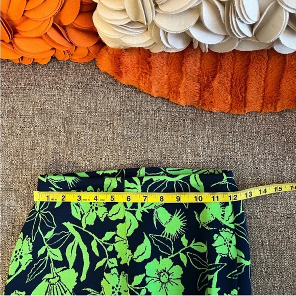 ❣️🆕Zara Jacquard High Waist Floral Print Flare Pants & One Shoulder Top❣️ - Picture 9 of 12